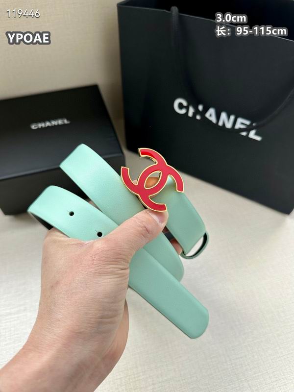 Chanel belt 30mmX95-115cm 8L040802